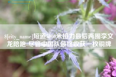 陆丰短道5000米接力最后两圈李文龙陪跑-尽管中国队最终收获一枚铜牌