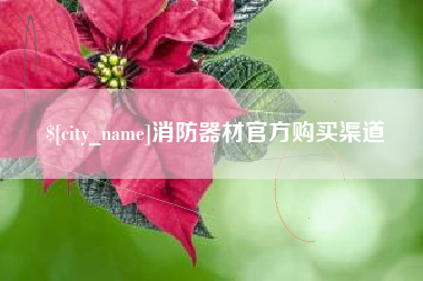 陆丰消防器材官方购买渠道