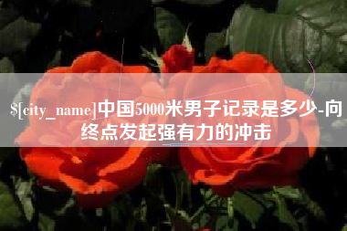 陆丰中国5000米男子记录是多少-向终点发起强有力的冲击