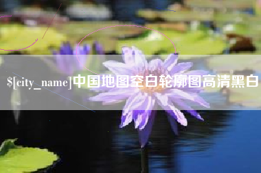 陆丰中国地图空白轮廓图高清黑白