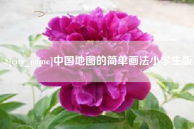 陆丰中国地图的简单画法小学生版