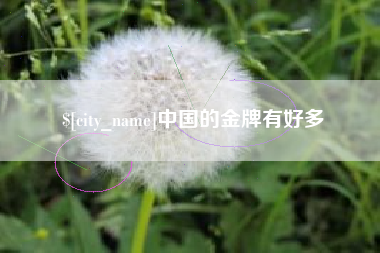 陆丰中国的金牌有好多