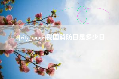 陆丰我国消防日是多少日