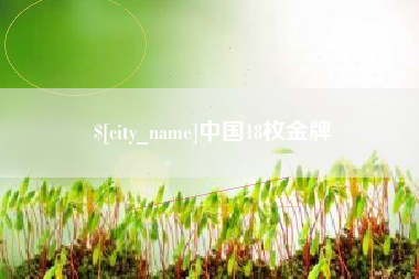 陆丰中国18枚金牌