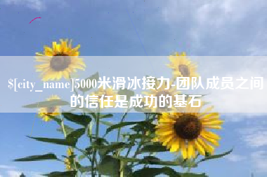 陆丰5000米滑冰接力-团队成员之间的信任是成功的基石