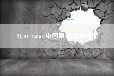 陆丰中国第9枚金牌名单