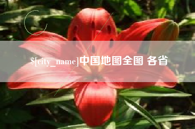 陆丰中国地图全图 各省