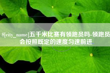 陆丰五千米比赛有领跑员吗-领跑员会按照既定的速度匀速前进