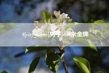 陆丰男子5000米金牌