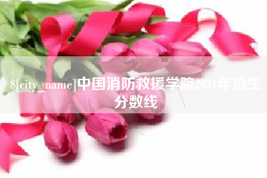 陆丰中国消防救援学院2021年招生分数线